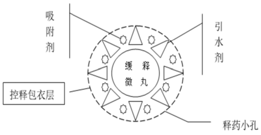 一種Cs5SiFe(OH2)W11O39·6H2O緩控釋膠囊的制備方法及其應用
