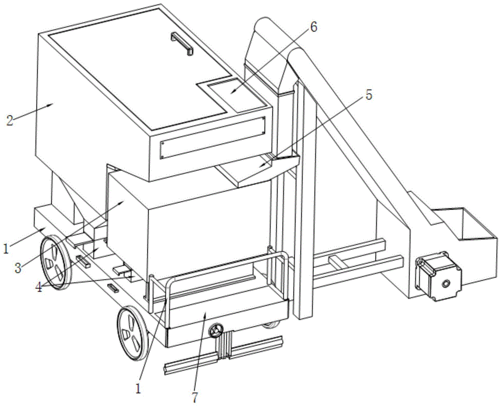一種大球蓋菇鋪料播種一體機(jī)